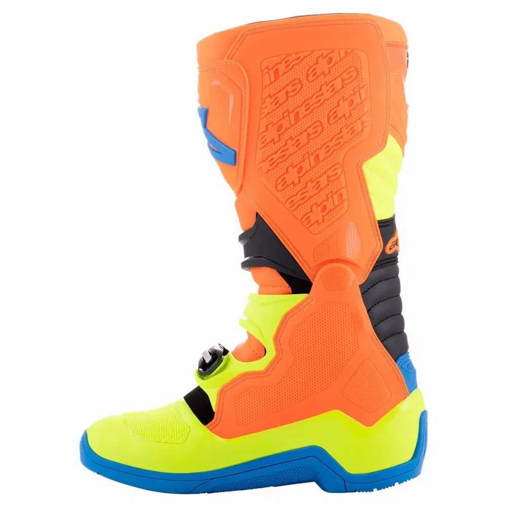 Botas ALPINESTARS Tech 5 - Naranja/Azul/Amarillo Fluorescente