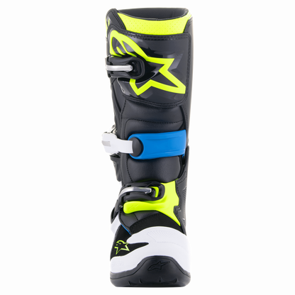 Botas Alpinestars Youth Tech 7S - Negro/Azul/Amarillo