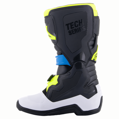 Botas Alpinestars Youth Tech 7S - Negro/Azul/Amarillo