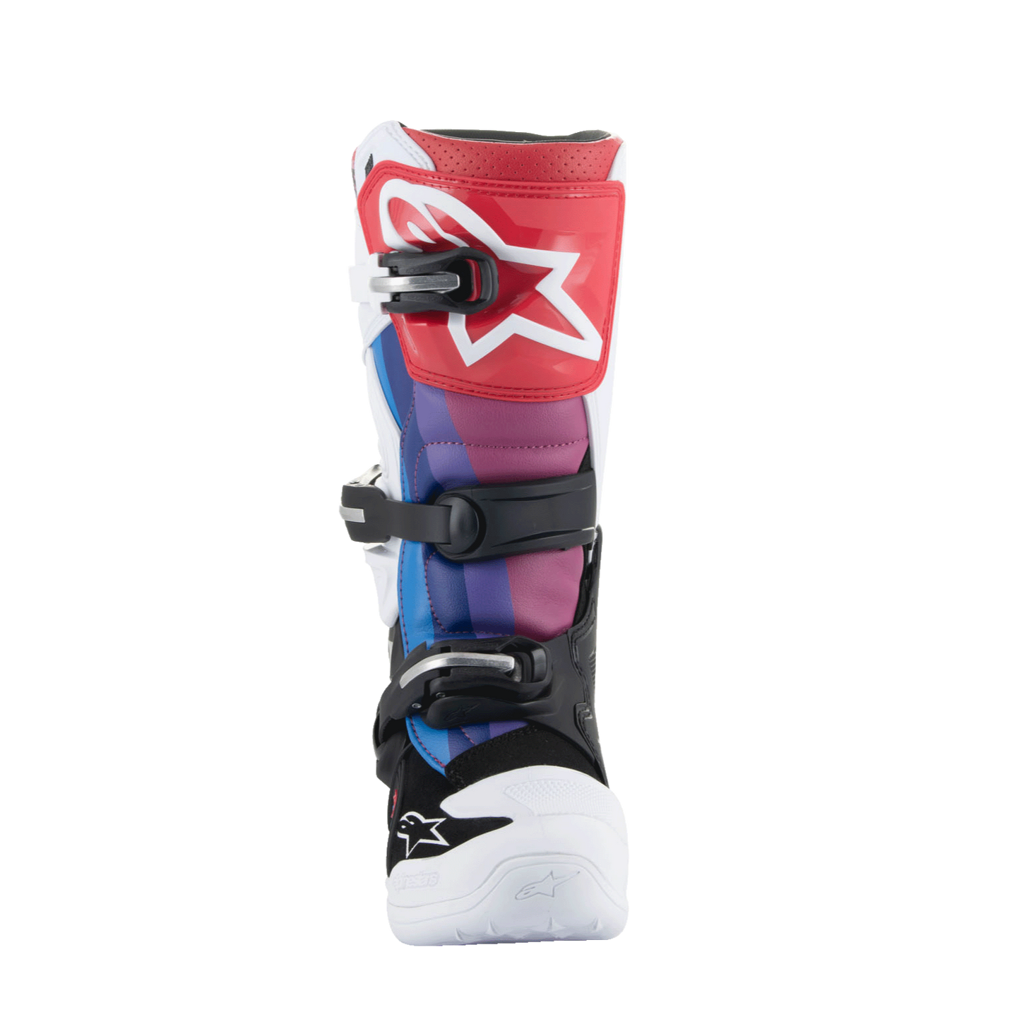 Botas Alpinestars Youth Tech 7S - Blanco/Negro/Arcoiris