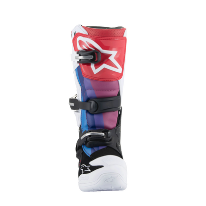 Botas Alpinestars Youth Tech 7S - Blanco/Negro/Arcoiris