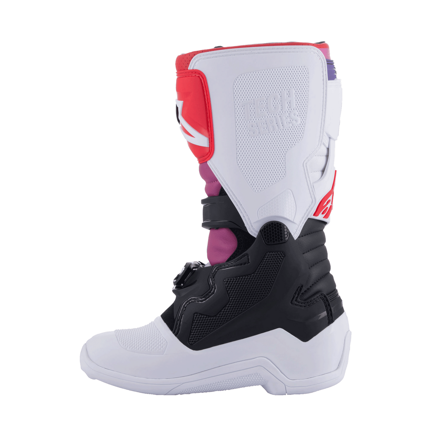 Botas Alpinestars Youth Tech 7S - Blanco/Negro/Arcoiris