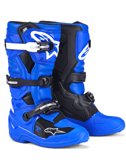 Botas de adolescente Alpinestars Tech 7S - azul/negro/blanco
