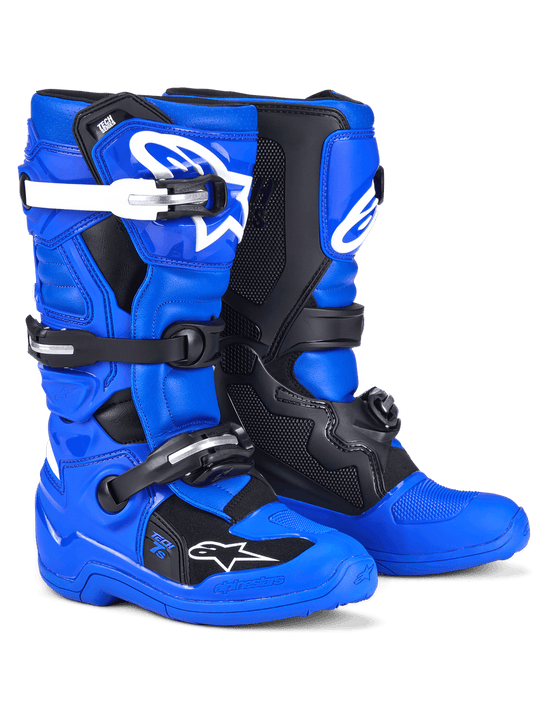Botas de adolescente Alpinestars Tech 7S - azul/negro/blanco