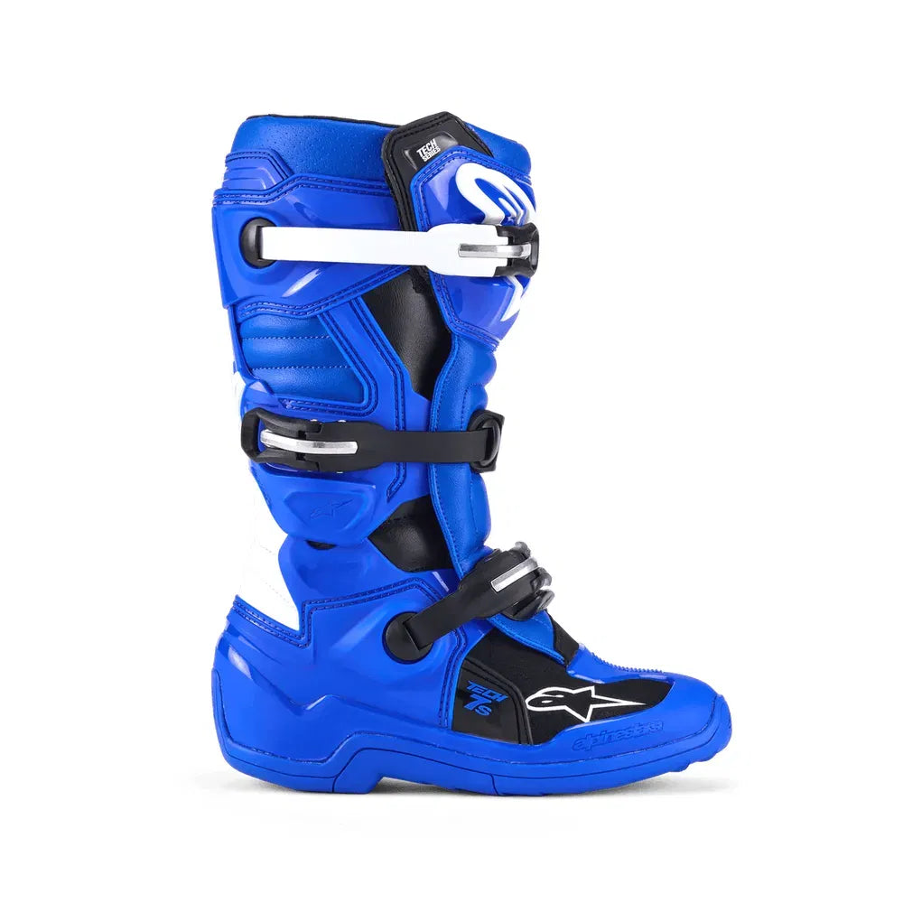 Botas de adolescente Alpinestars Tech 7S - azul/negro/blanco