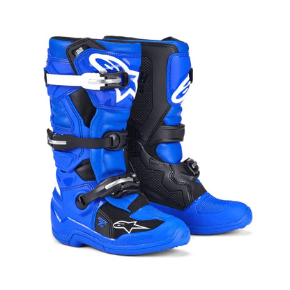 Botas de adolescente Alpinestars Tech 7S - azul/negro/blanco