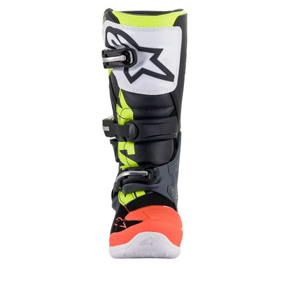 Botas de adolescente Alpinestars Tech 7S - negro/gris/rojo/blanco/amarillo
