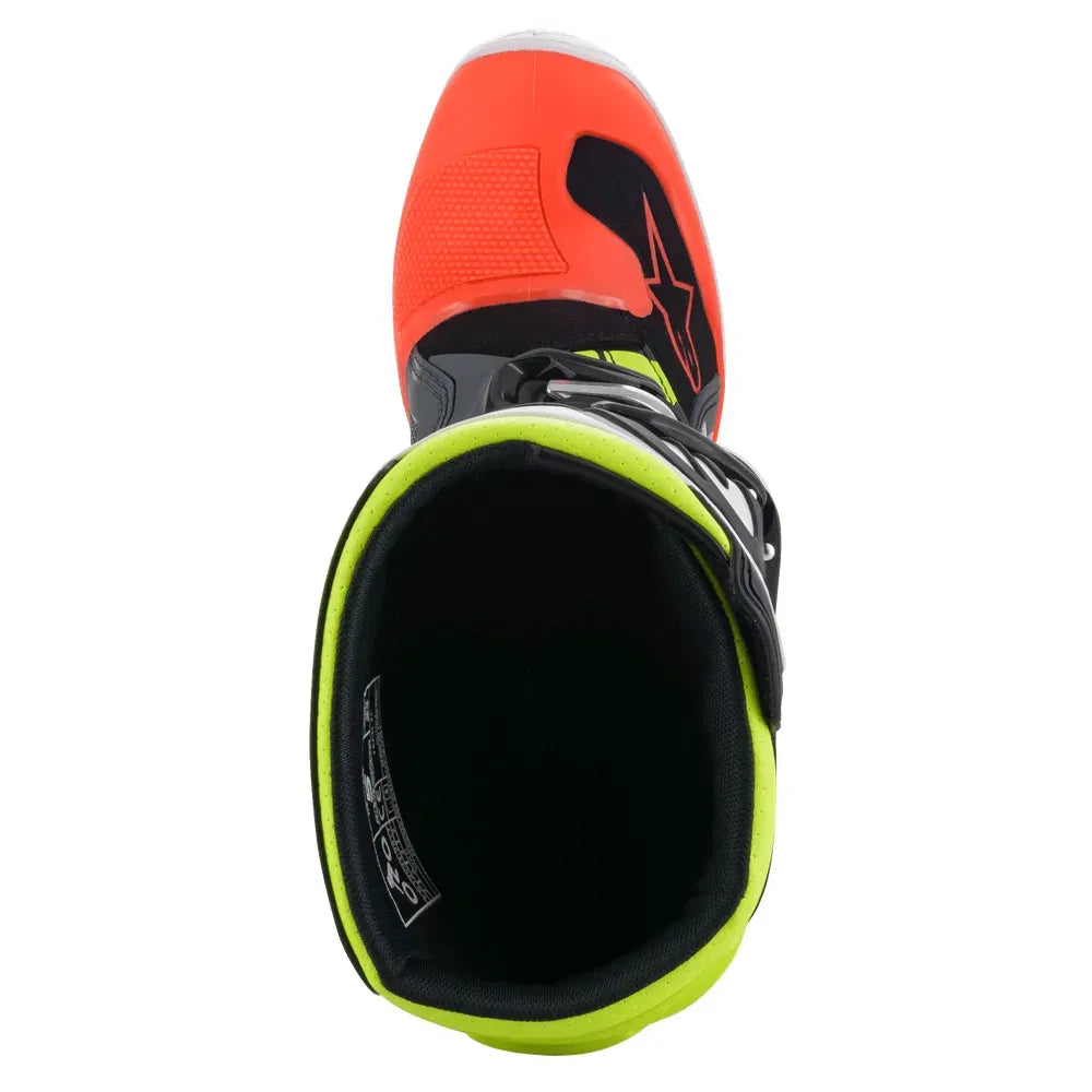 Botas de adolescente Alpinestars Tech 7S - negro/gris/rojo/blanco/amarillo