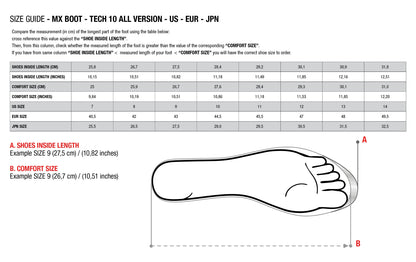 Botas Alpinestars Tech 10 - Rojo