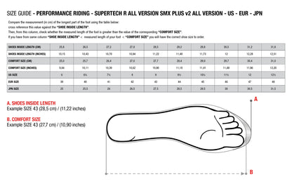 Botas Alpinestars Supertech R - Negro/Rojo