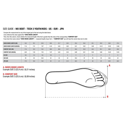 Botas de adolescente Alpinestars Tech 3S - blanco/negro/azul