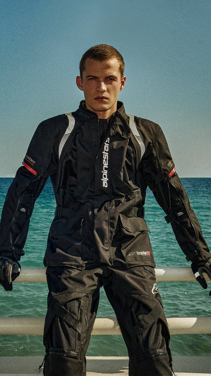 Chamarra Alpinestars Monteira Drystar® XF - Negro/Rojo