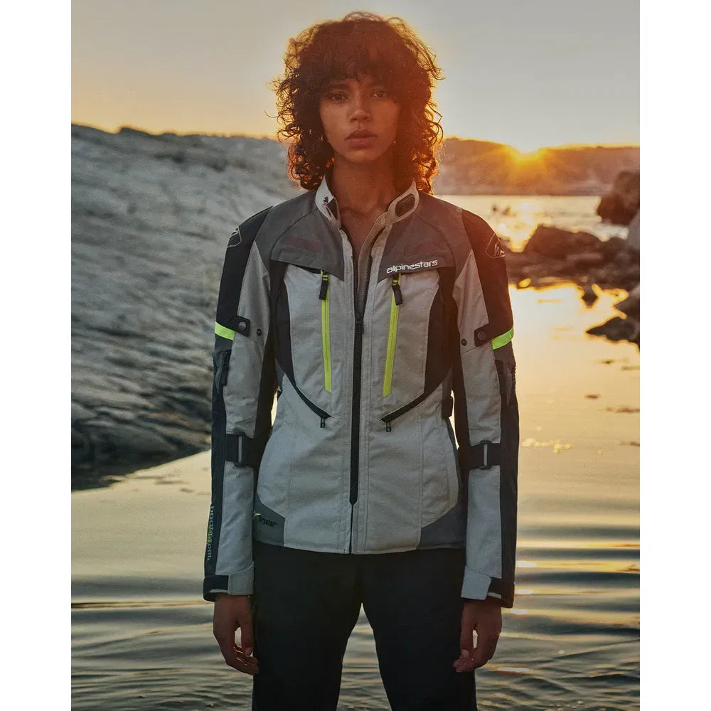 Chamarra para mujer Alpinestars Stella Bogota Drystar - Gris/Blanco