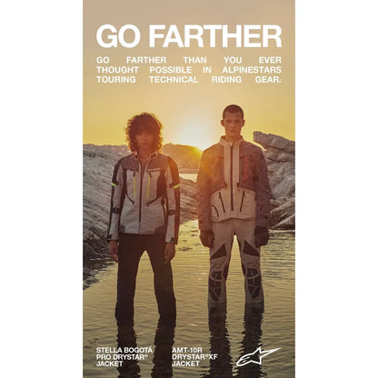 Chamarra Alpinestars AMT 10-R Drystar® XF - Gris/Arena/Naranja