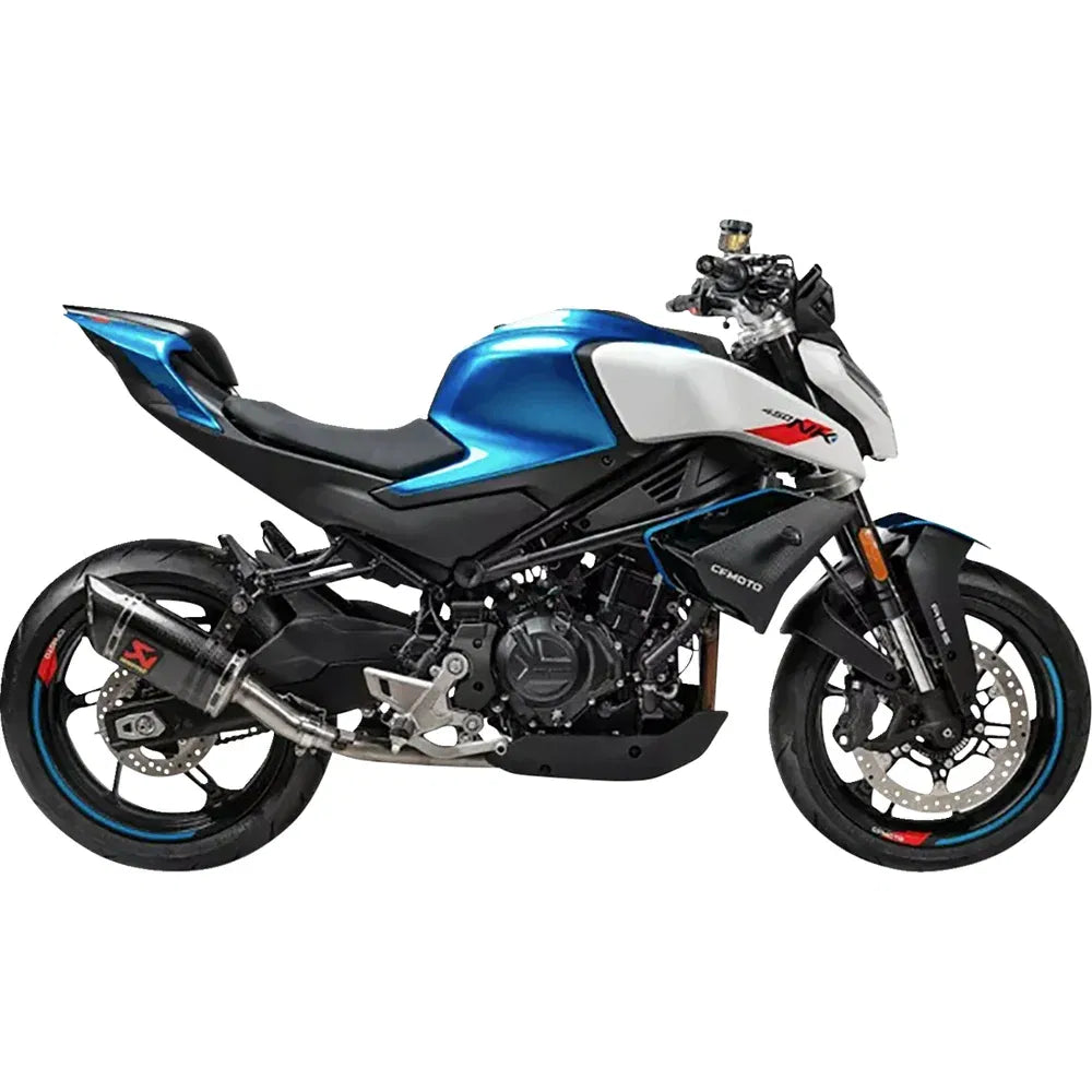 Silenciador slip-on line - fibra de carbono - cfmoto 450sr/nk