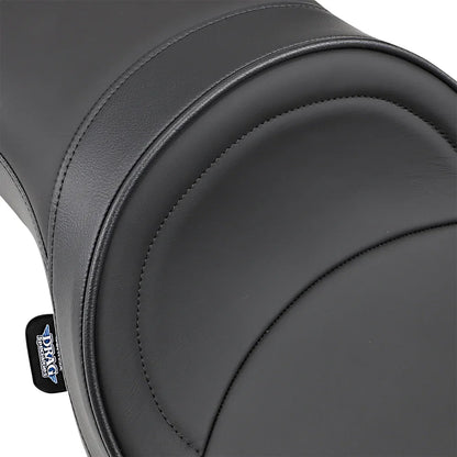 Asiento touring de perfil bajo: costuras suaves