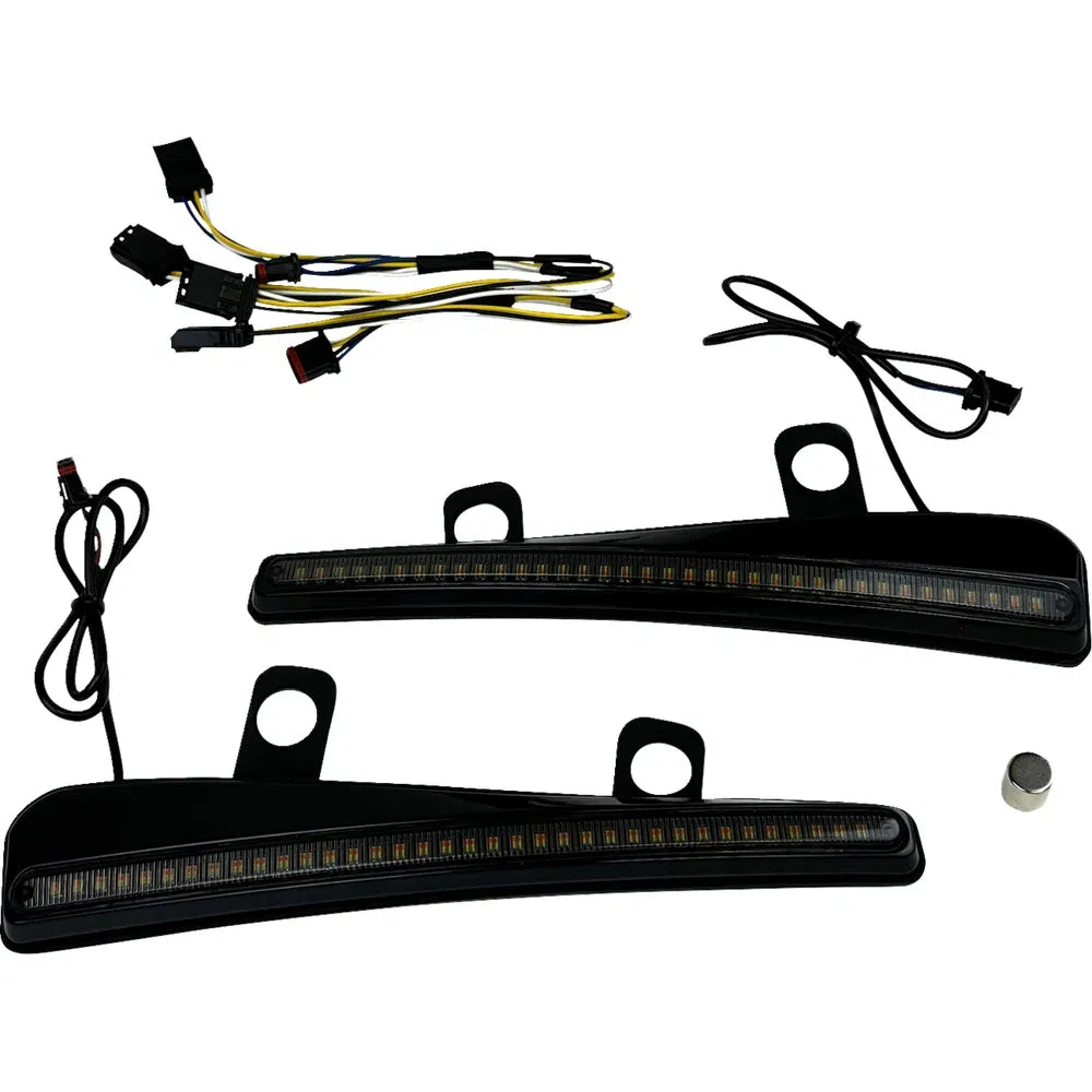 Embellecedor de parabrisas led con intermitentes