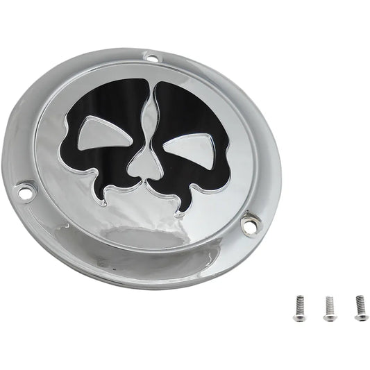 Cubierta del Derby Split Skull - Cromo