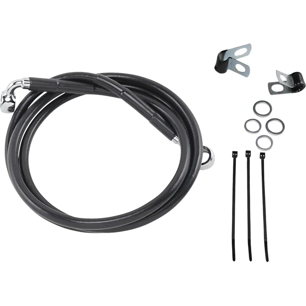 Kit de línea de freno de vinilo negro de longitud extendida