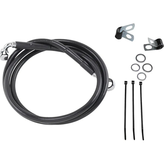 Kit de línea de freno de vinilo negro de longitud extendida