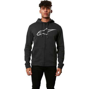 Sudadera con Capucha Alpinestars Ageless ll Zip - Carbón/Gris