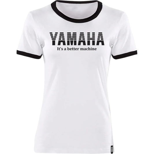 Women's Yamaha Vintage T-Shirt - White/Black - Small