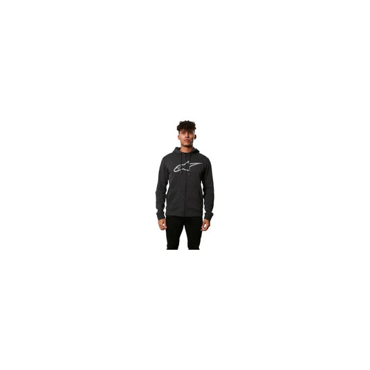 Sudadera con Capucha Alpinestars Ageless ll Zip - Carbón/Gris