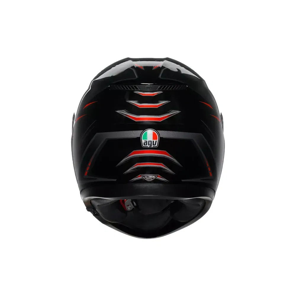 Casco AGV K3 Syth - negro/rojo