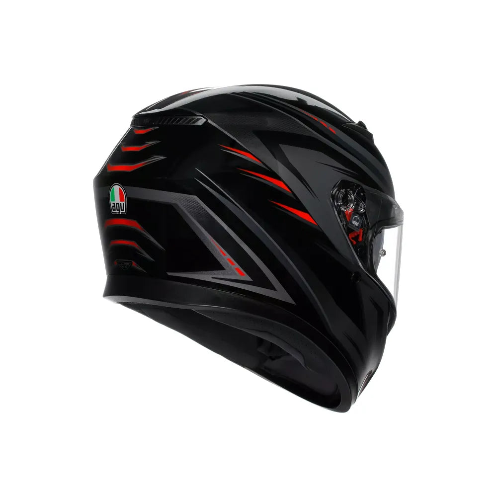 Casco AGV K3 Syth - negro/rojo