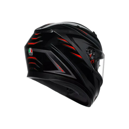 Casco AGV K3 Syth - negro/rojo
