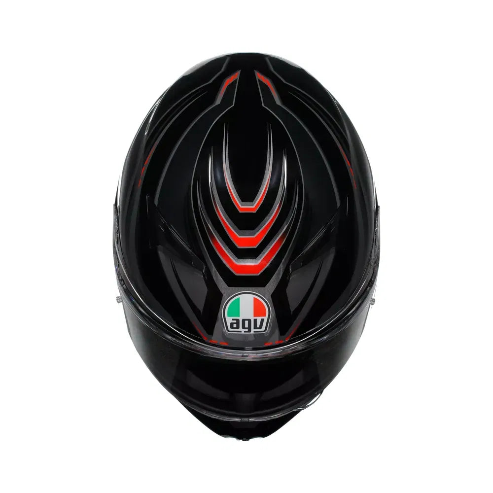 Casco AGV K3 Syth - negro/rojo