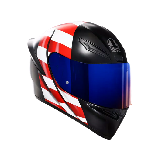 Casco AGV K1 S US Flag - Rojo/Blanco/Azul