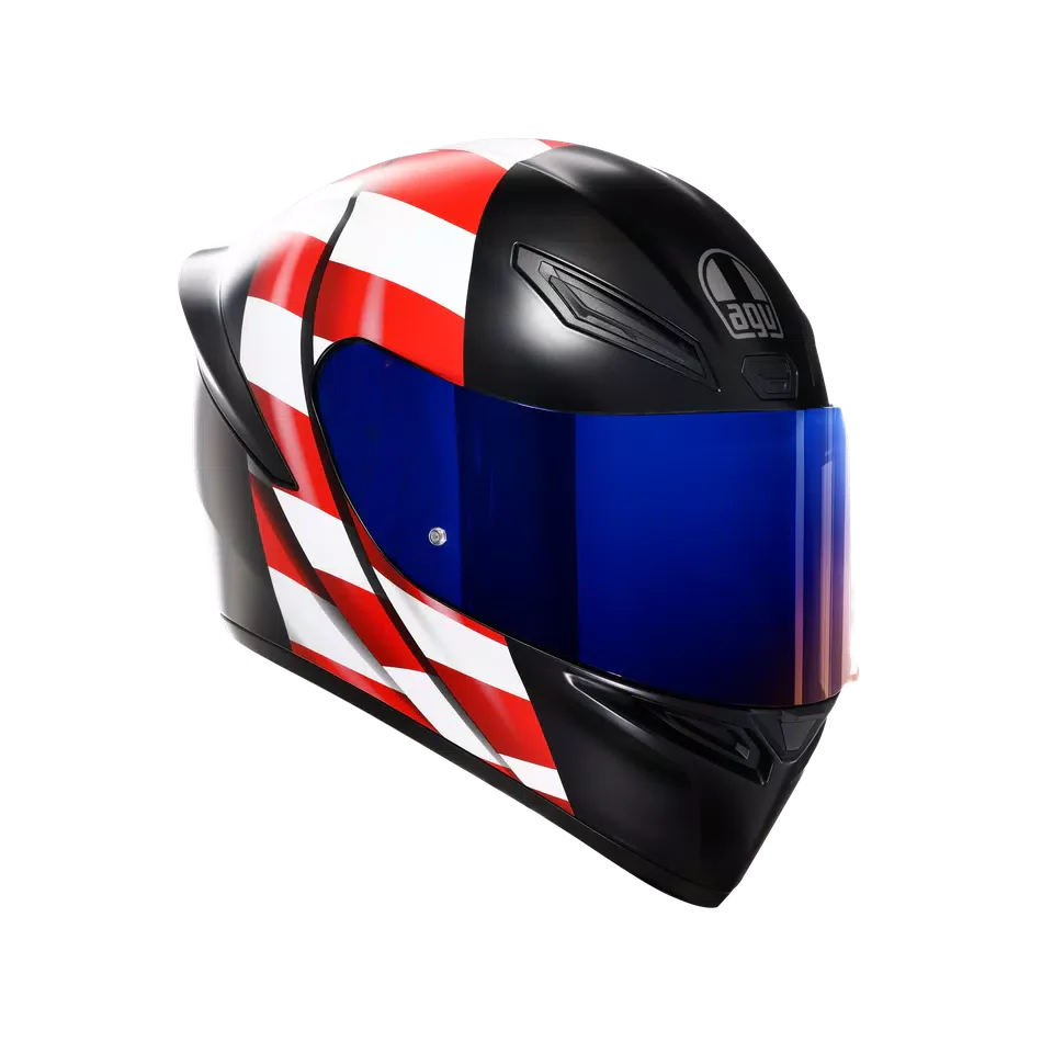 Casco AGV K1 S US Flag - Rojo/Blanco/Azul