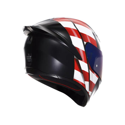 Casco AGV K1 S US Flag - Rojo/Blanco/Azul