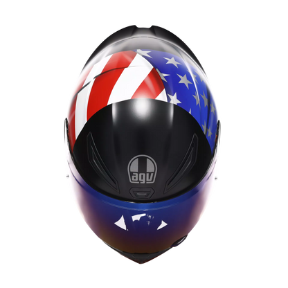 Casco AGV K1 S US Flag - Rojo/Blanco/Azul