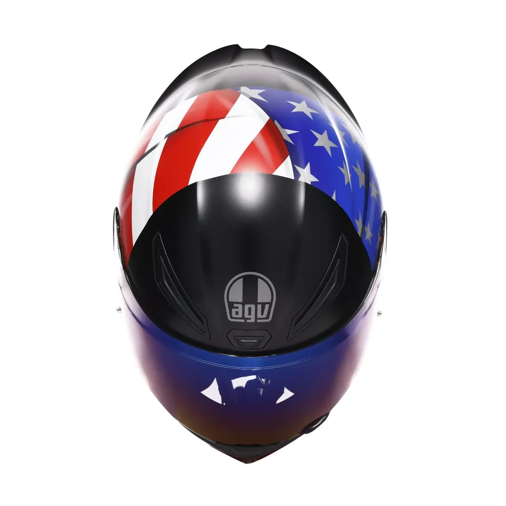 Casco AGV K1 S US Flag - Rojo/Blanco/Azul