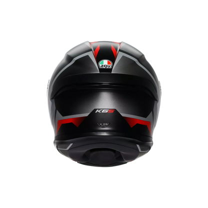 Casco AGV K6 S Karve - negro mate/blanco/rojo