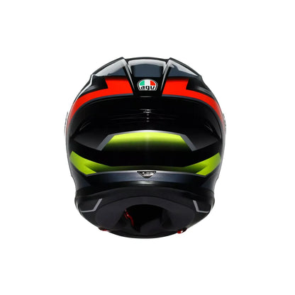 Casco AGV K6 S Erazer - negro/rojo/amarillo