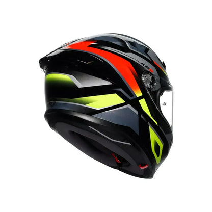 Casco AGV K6 S Erazer - negro/rojo/amarillo