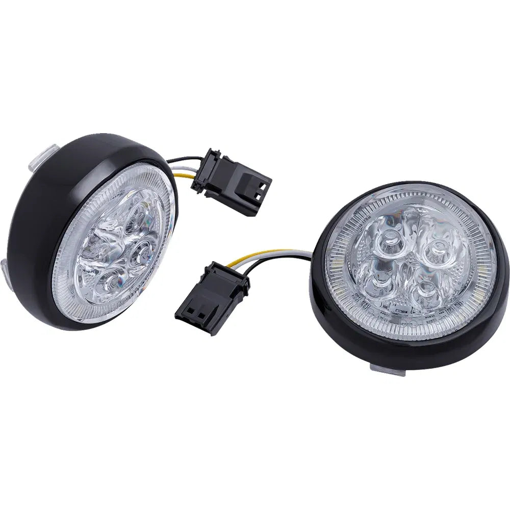 Insertos de luz de señal delantera led fang® con bisel
