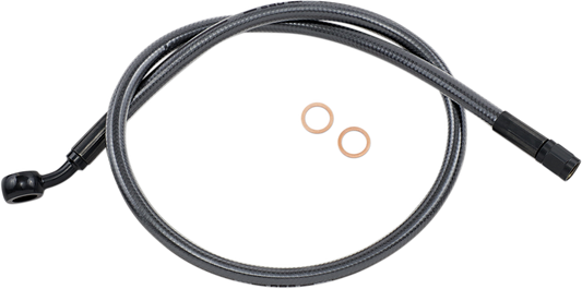 Kit de línea de freno delantero específico para ABS Designer Series de longitud alternativa - Línea de freno - 10 mm-35° - 27" - Black Pearl