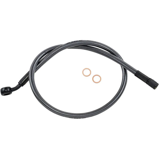 Kit de línea de freno delantero específico para ABS Designer Series de longitud alternativa - Línea de freno - 10 mm-35° - 27" - Black Pearl