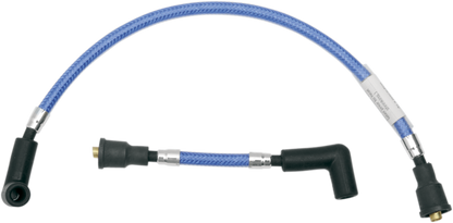Cable trenzado de bujía - Cables de bujía - Azul manzana caramelo - FX/FL '65-'99