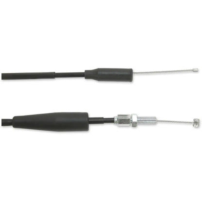 Cable del acelerador de vinilo negro.