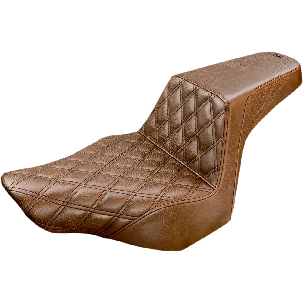 Step Up Seat - Driver Lattice Stitched - Brown - FXSB