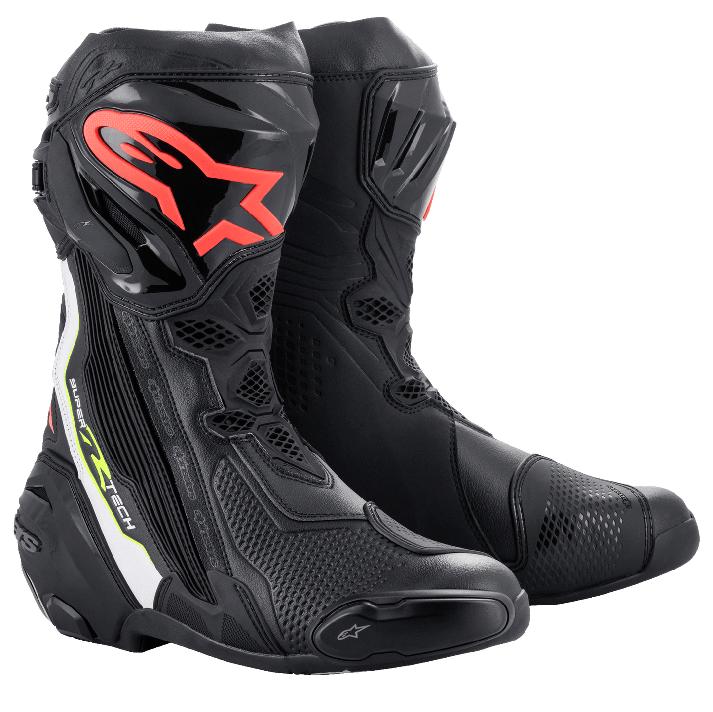 Botas Alpinestars Supertech R - Negro/Rojo