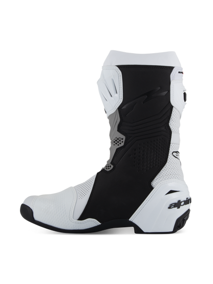 Botas Alpinestars Supertech R Vented - blanco/gris/negro