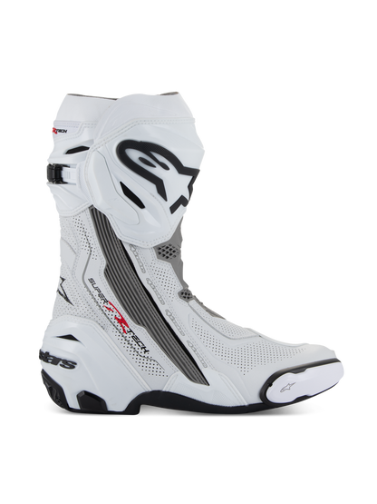 Botas Alpinestars Supertech R Vented - blanco/gris/negro