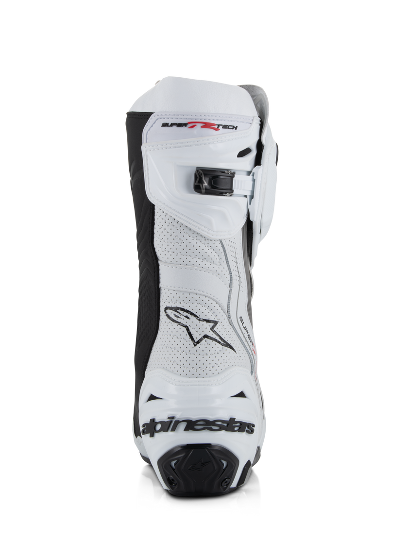 Botas Alpinestars Supertech R Vented - blanco/gris/negro