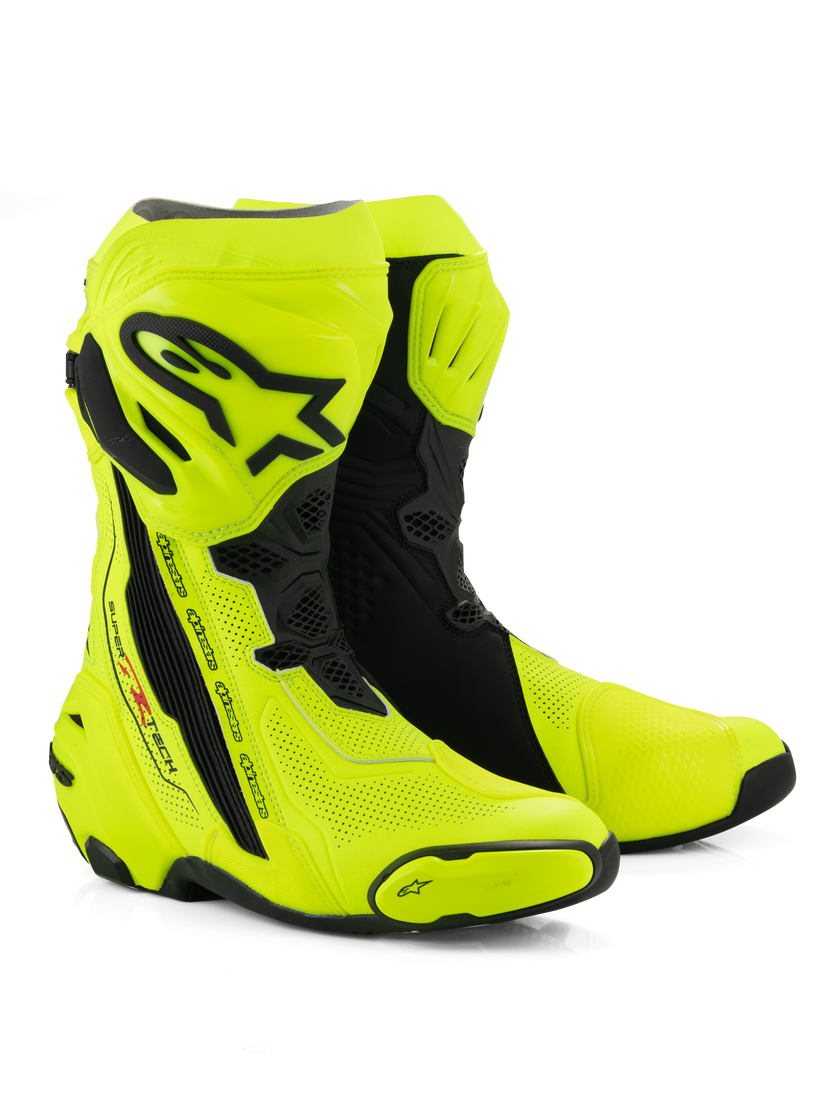 Botas Alpinestars Supertech R Vented - amarillo/negro